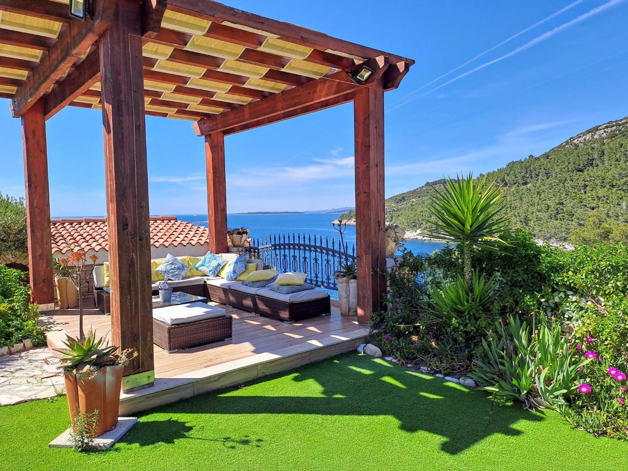 Villa Stone House Poplat Vela Luka Eksteriør billede
