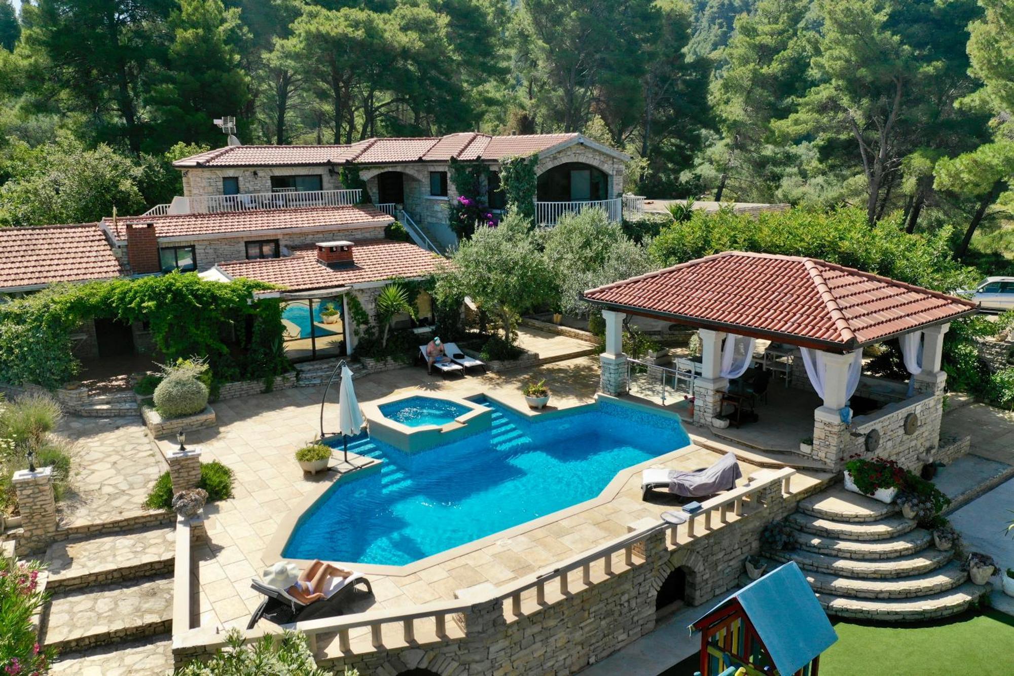 Villa Stone House Poplat Vela Luka Eksteriør billede