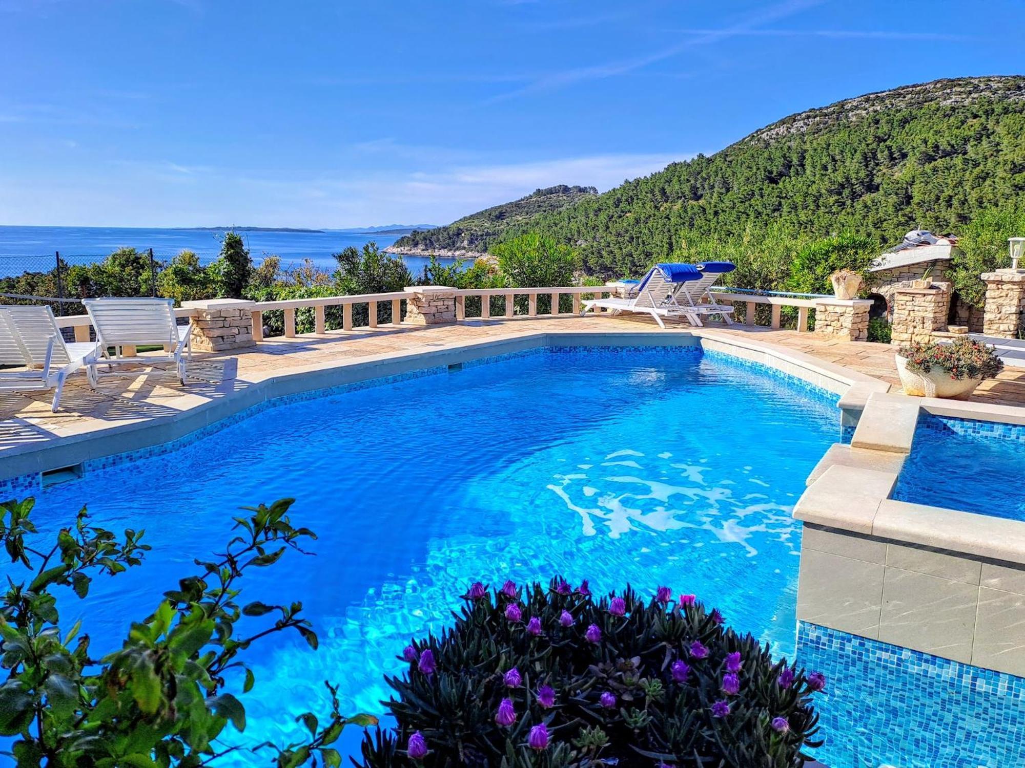 Villa Stone House Poplat Vela Luka Eksteriør billede