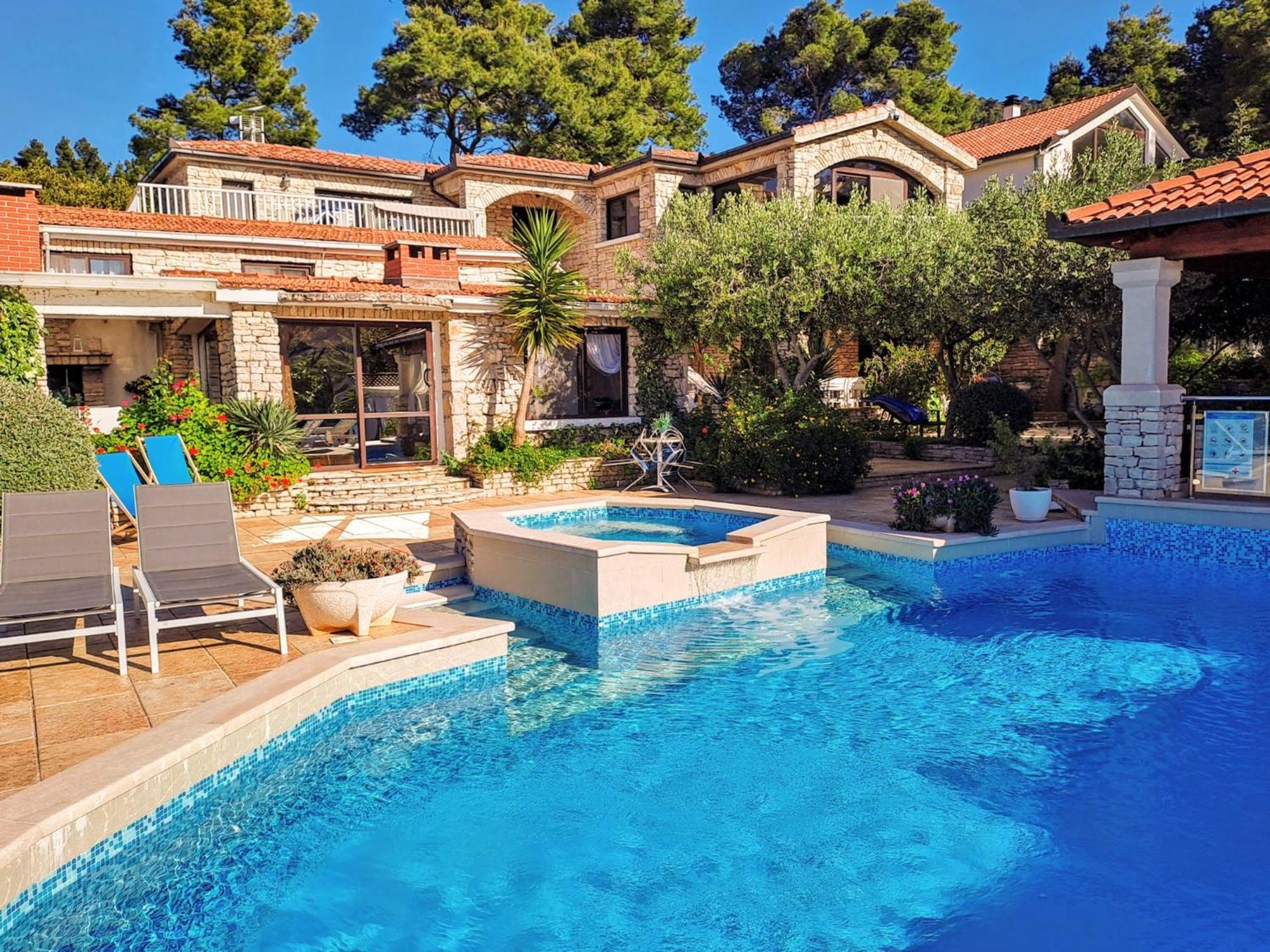 Villa Stone House Poplat Vela Luka Eksteriør billede
