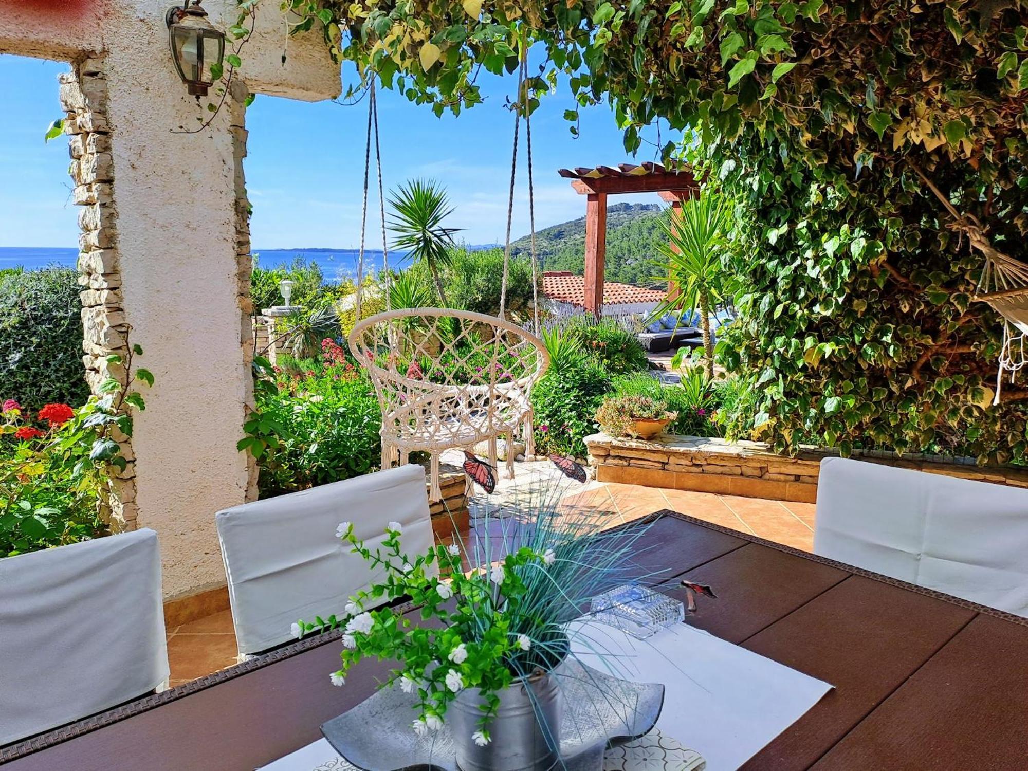Villa Stone House Poplat Vela Luka Eksteriør billede