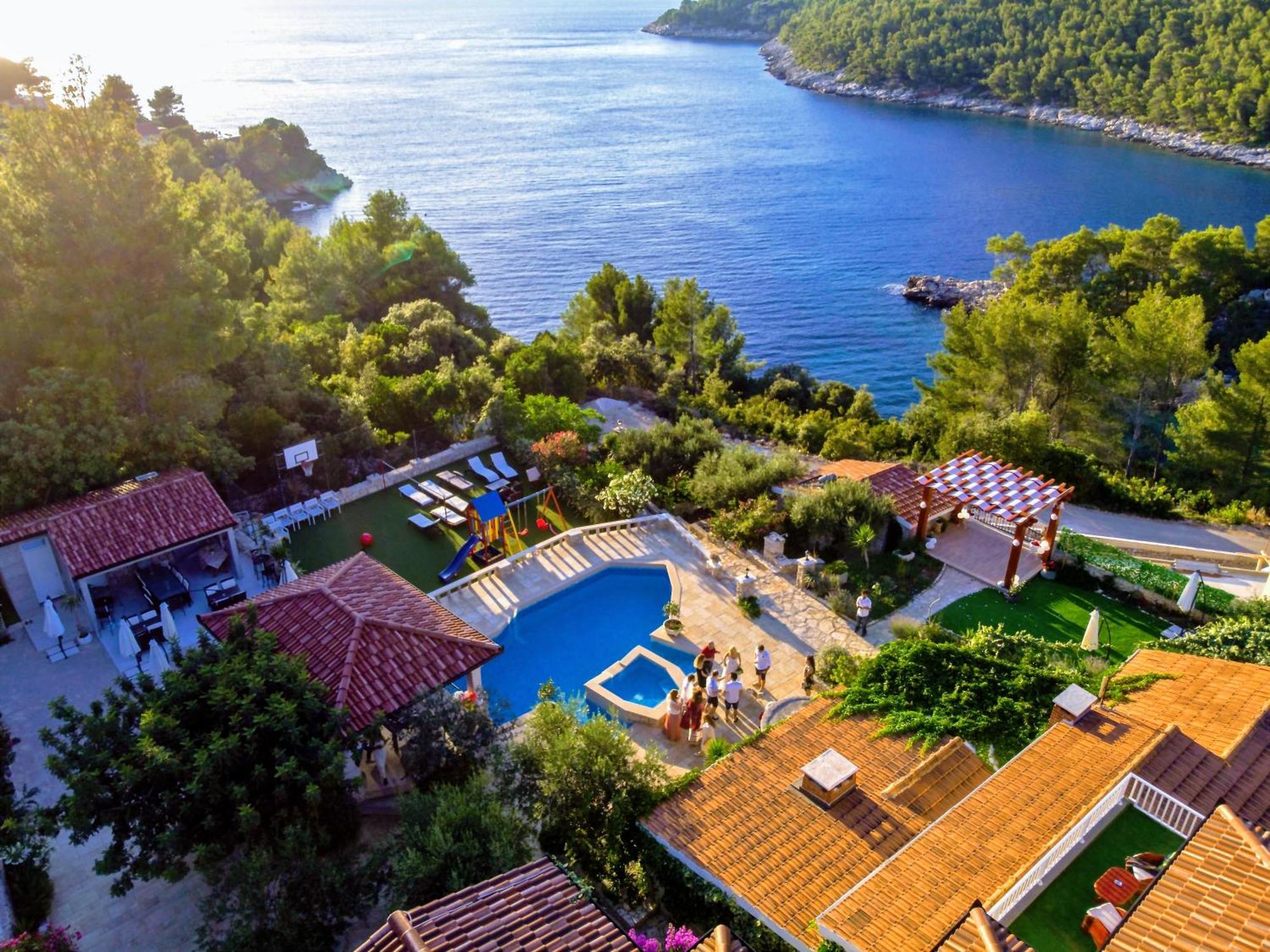 Villa Stone House Poplat Vela Luka Eksteriør billede