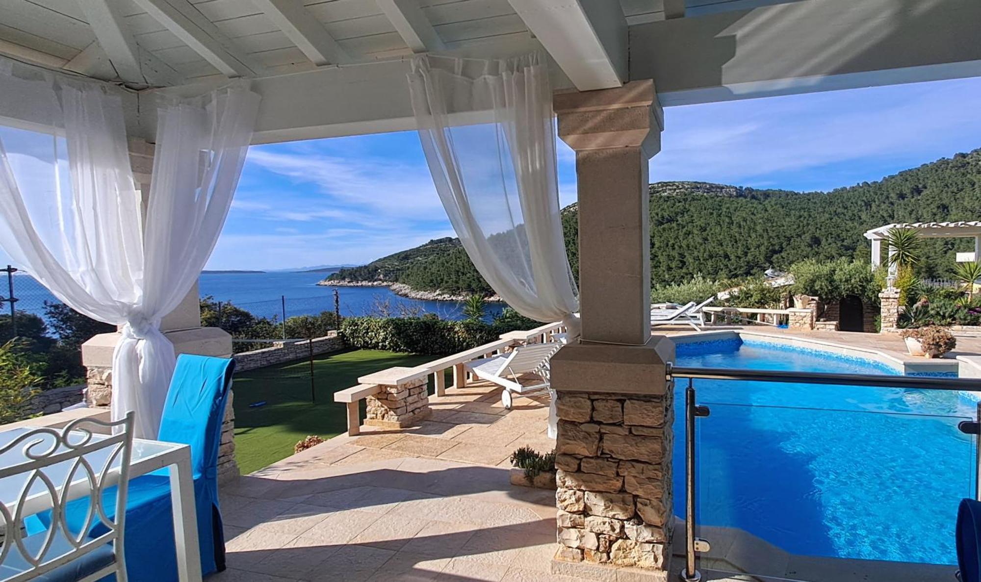 Villa Stone House Poplat Vela Luka Eksteriør billede