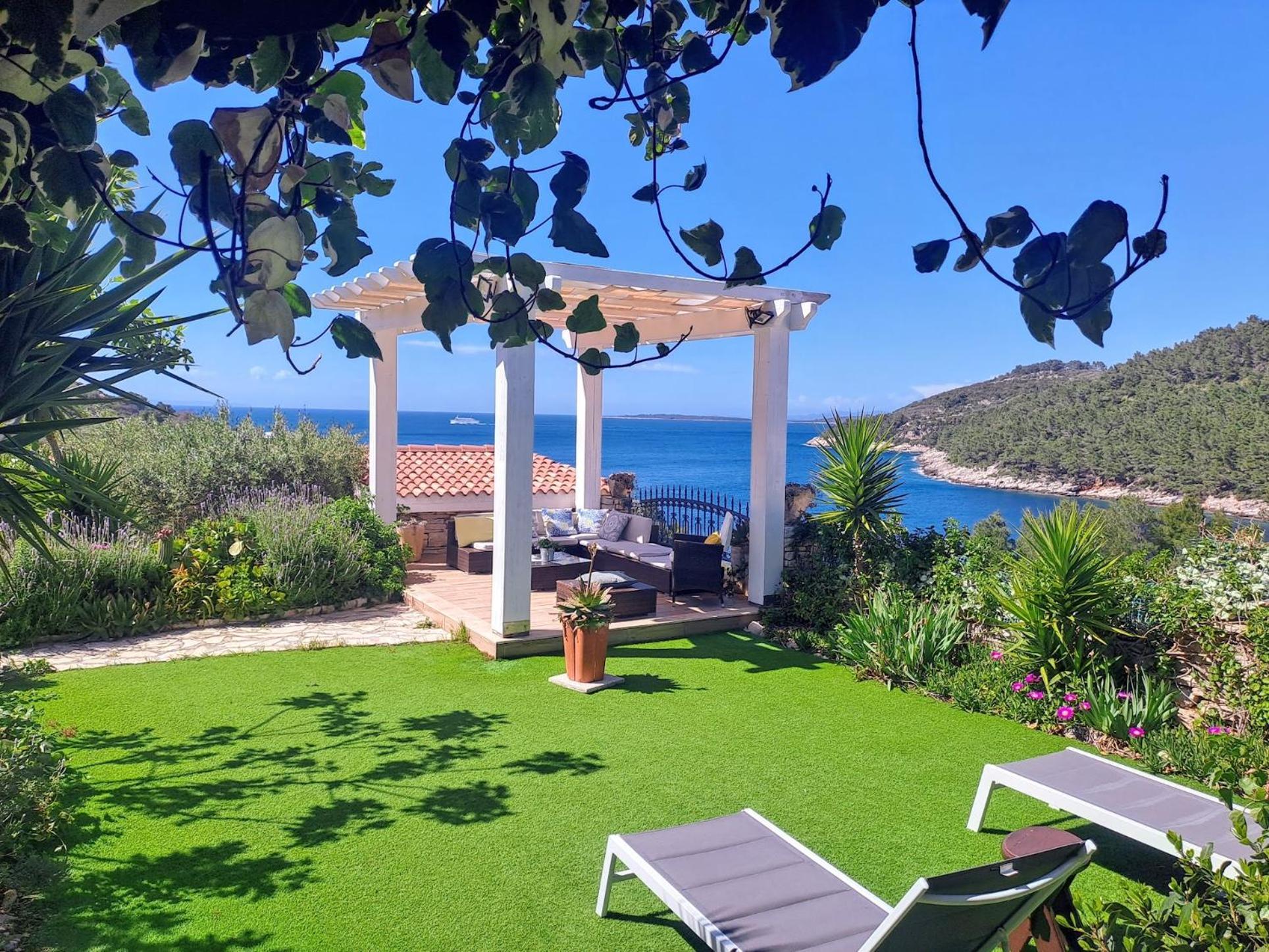 Villa Stone House Poplat Vela Luka Eksteriør billede