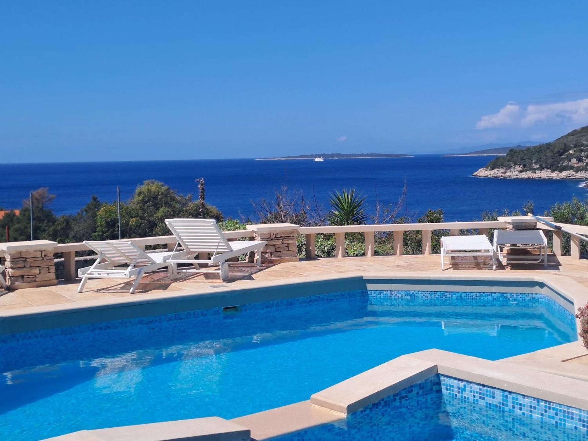 Villa Stone House Poplat Vela Luka Eksteriør billede