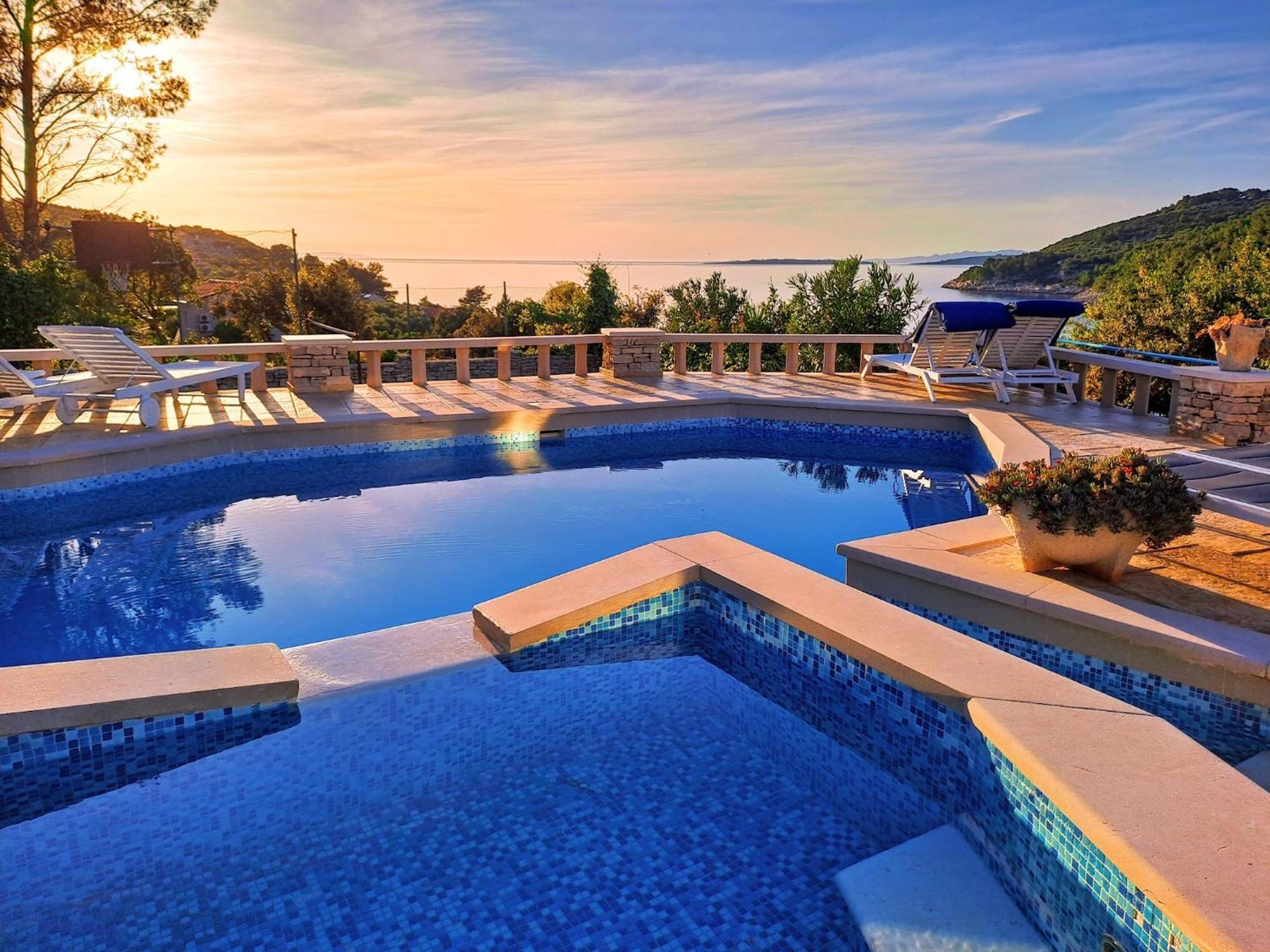 Villa Stone House Poplat Vela Luka Eksteriør billede